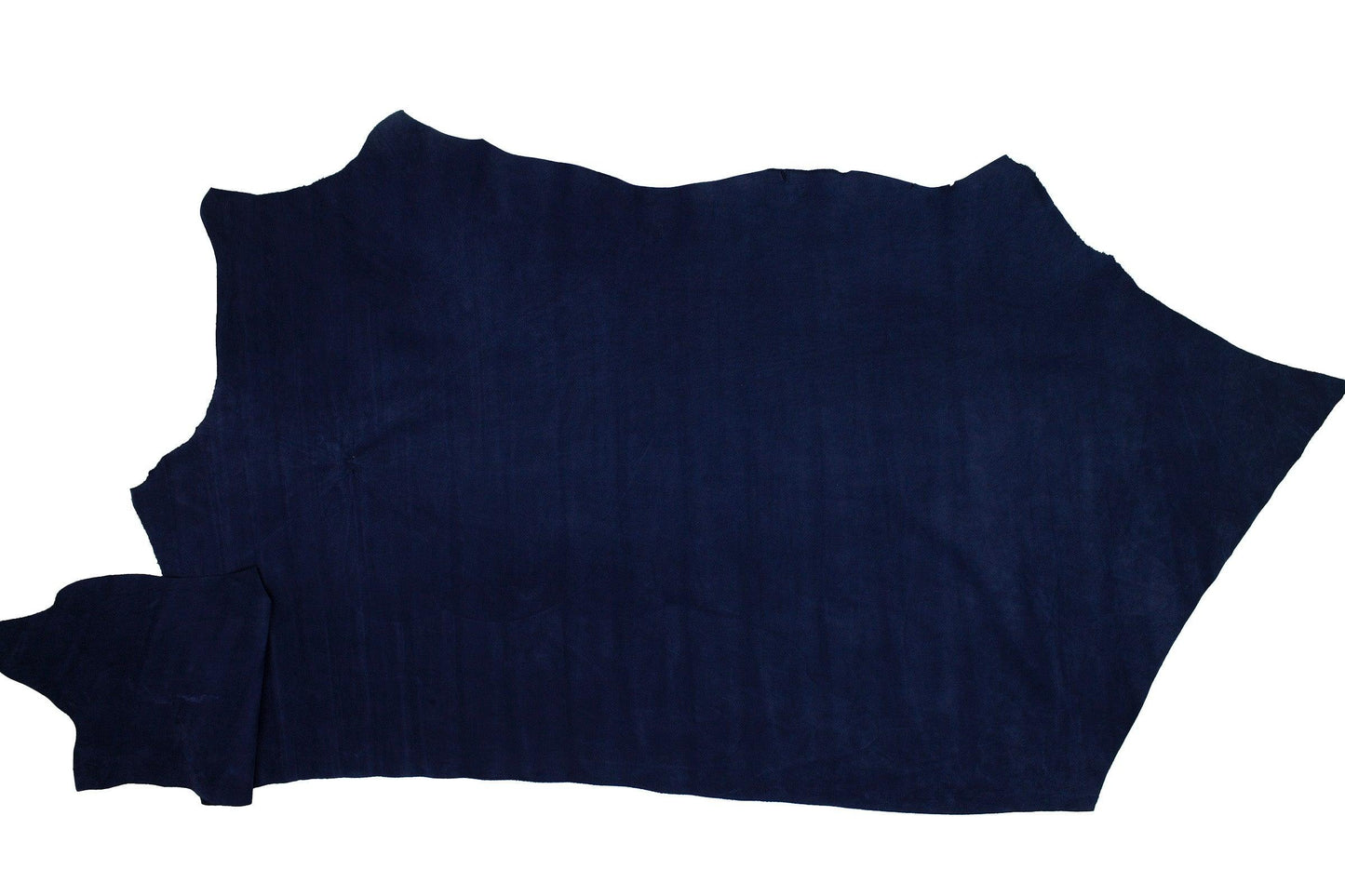 Piel de vacuno nobuck azul marino