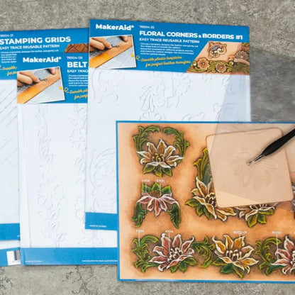 Patrones de trazado facil reutilizables - La Tendeta del Cuero