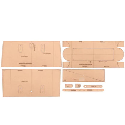 Plantilla bolso shopper con base - La Tendeta del Cuero