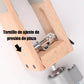 Prensa giratoria para coser cuero