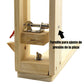 Leather sewing press