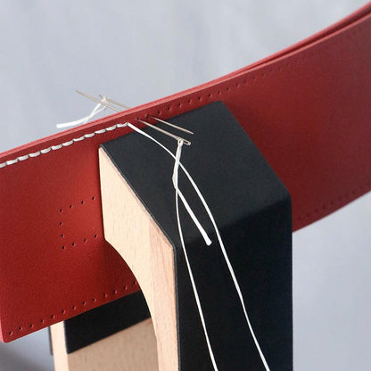 Leather stitching pony