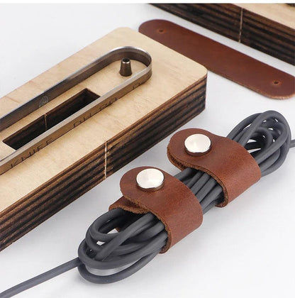 Troquel sujeta cables - La Tendeta del Cuero