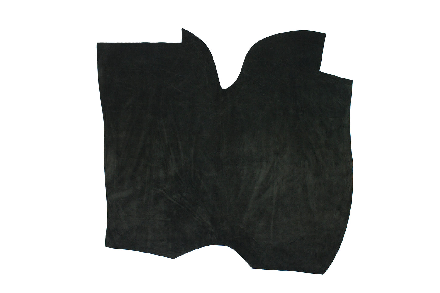 Piel de serraje afelpado gris carbon