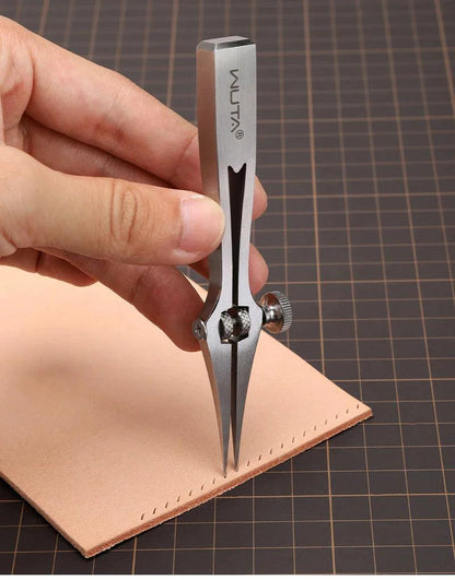 Tenedor ajustable para coser cuero estilo frances WUTA