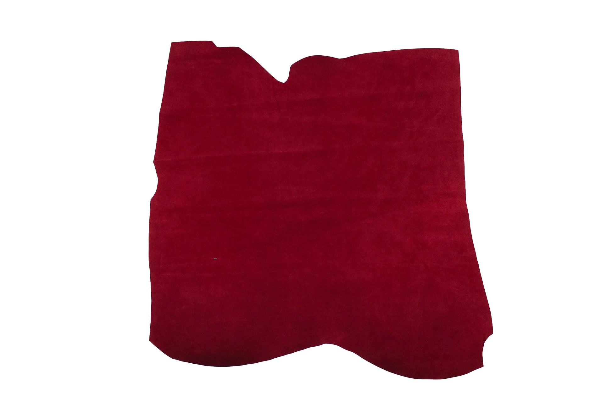 Piel de serraje afelpado cirera CONTINUIDAD - La Tendeta del Cuero