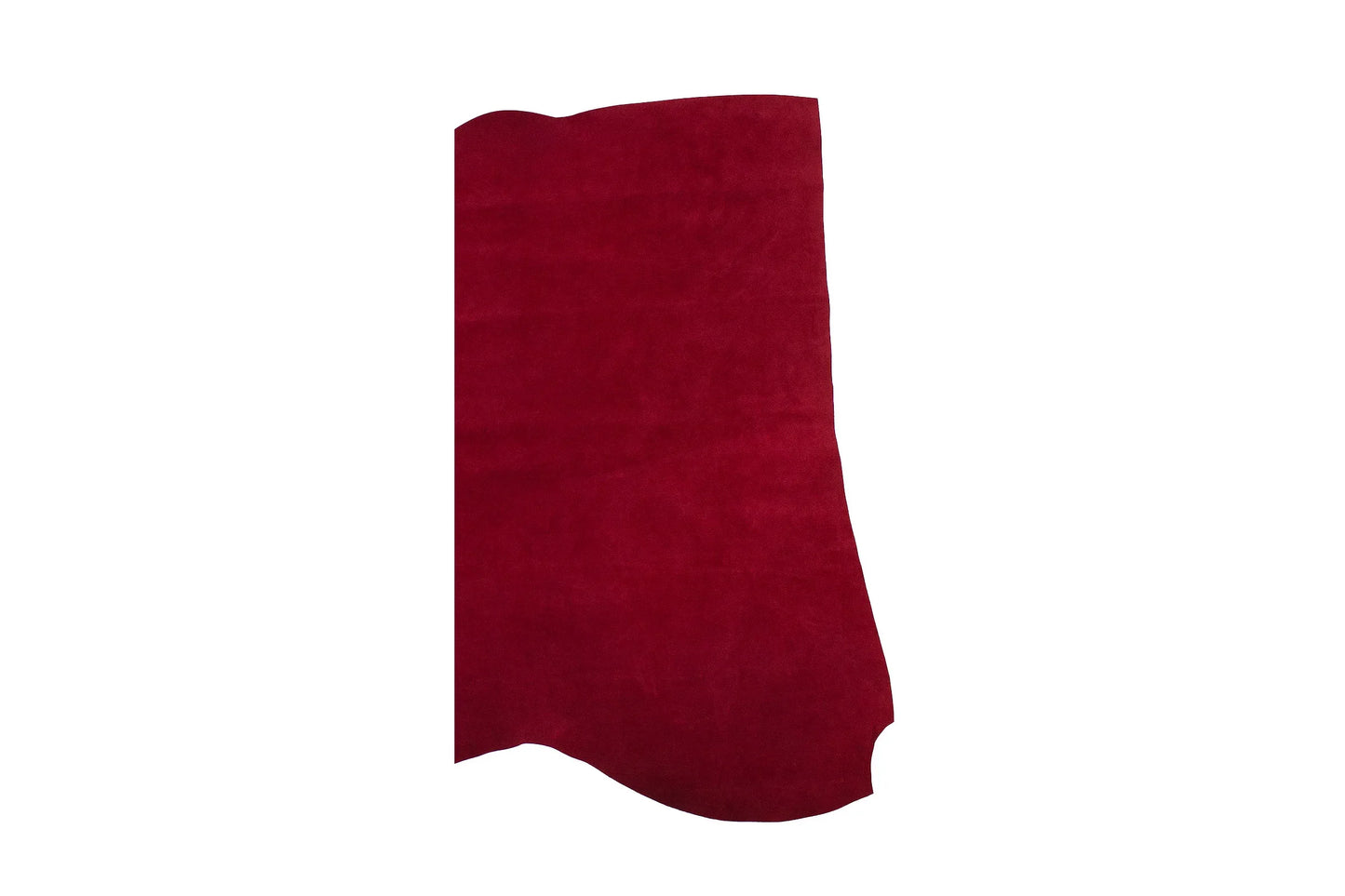 Piel de serraje afelpado cirera CONTINUIDAD - La Tendeta del Cuero