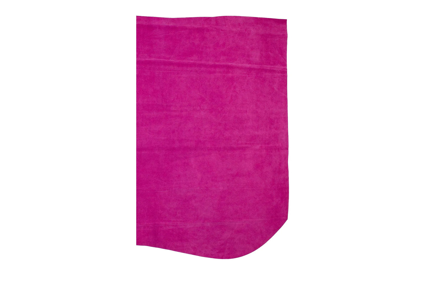 Piel de serraje afelpado fucsia CONTINUIDAD - La Tendeta del Cuero
