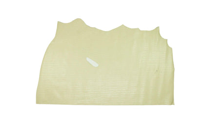 Trozo de piel grabado coco beige claro - La Tendeta del Cuero