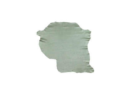 Trozo de piel cordero laminado plata vieja - La Tendeta del Cuero