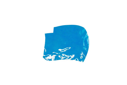 Trozo de piel charol azul - La Tendeta del Cuero