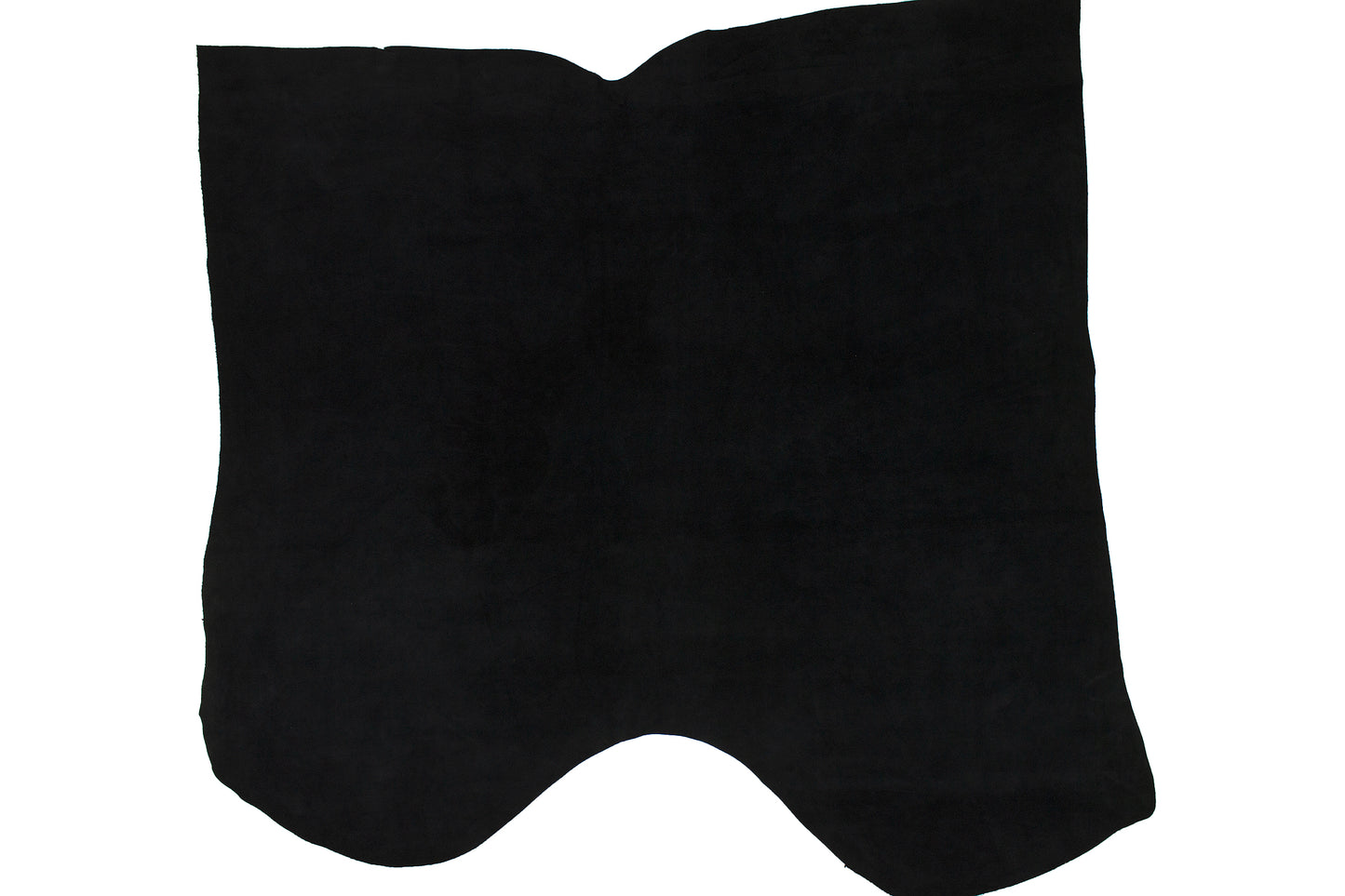 Trozo de piel serraje azul marino oscuro