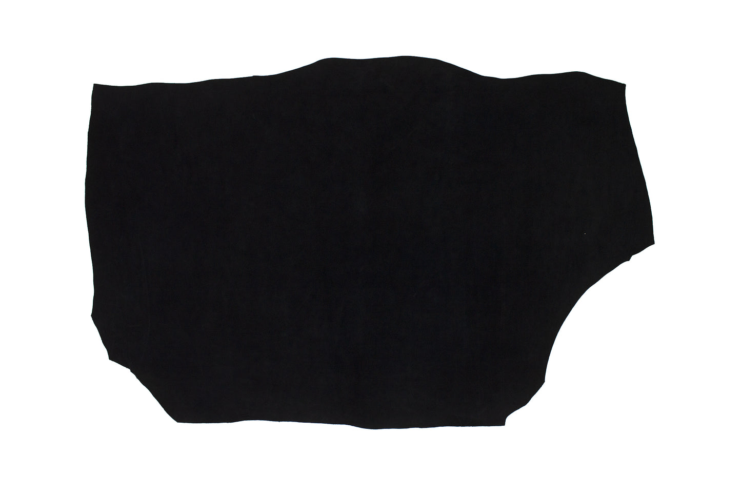 Trozo de piel serraje azul marino oscuro