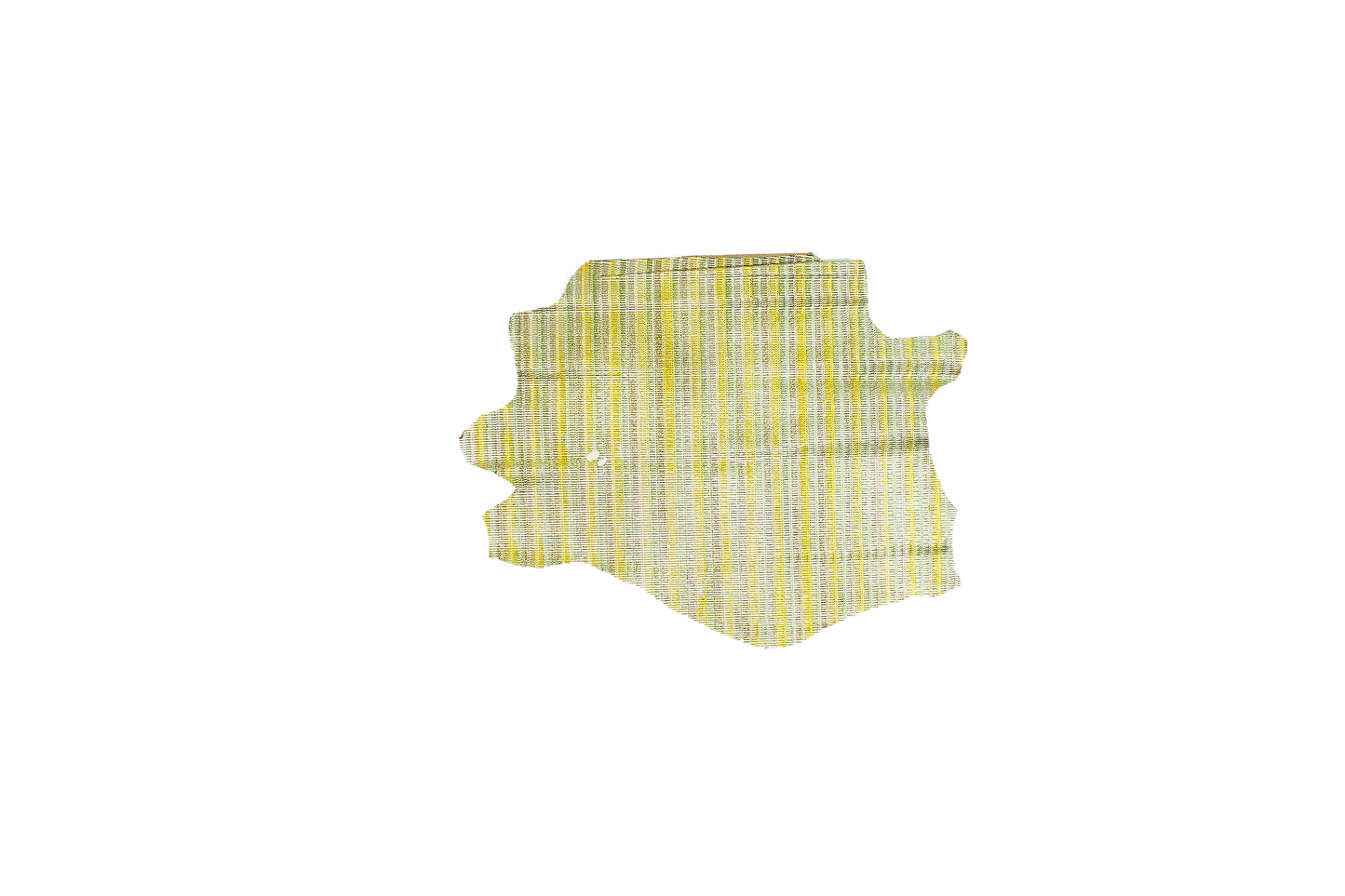 Trozo de piel grabado trenzado multicolor