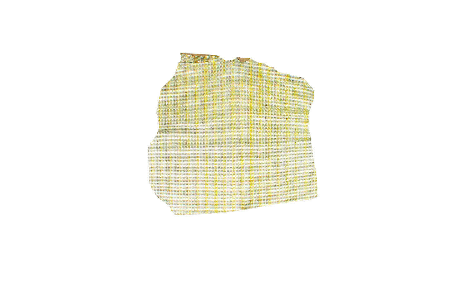 Trozo de piel grabado trenzado multicolor