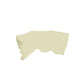 Piece of beige bovine leather