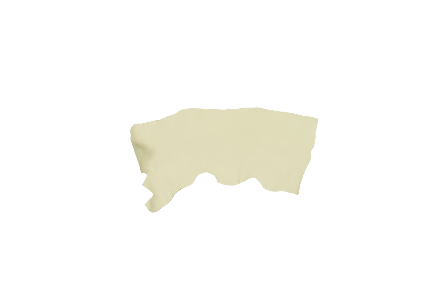 Piece of beige bovine leather