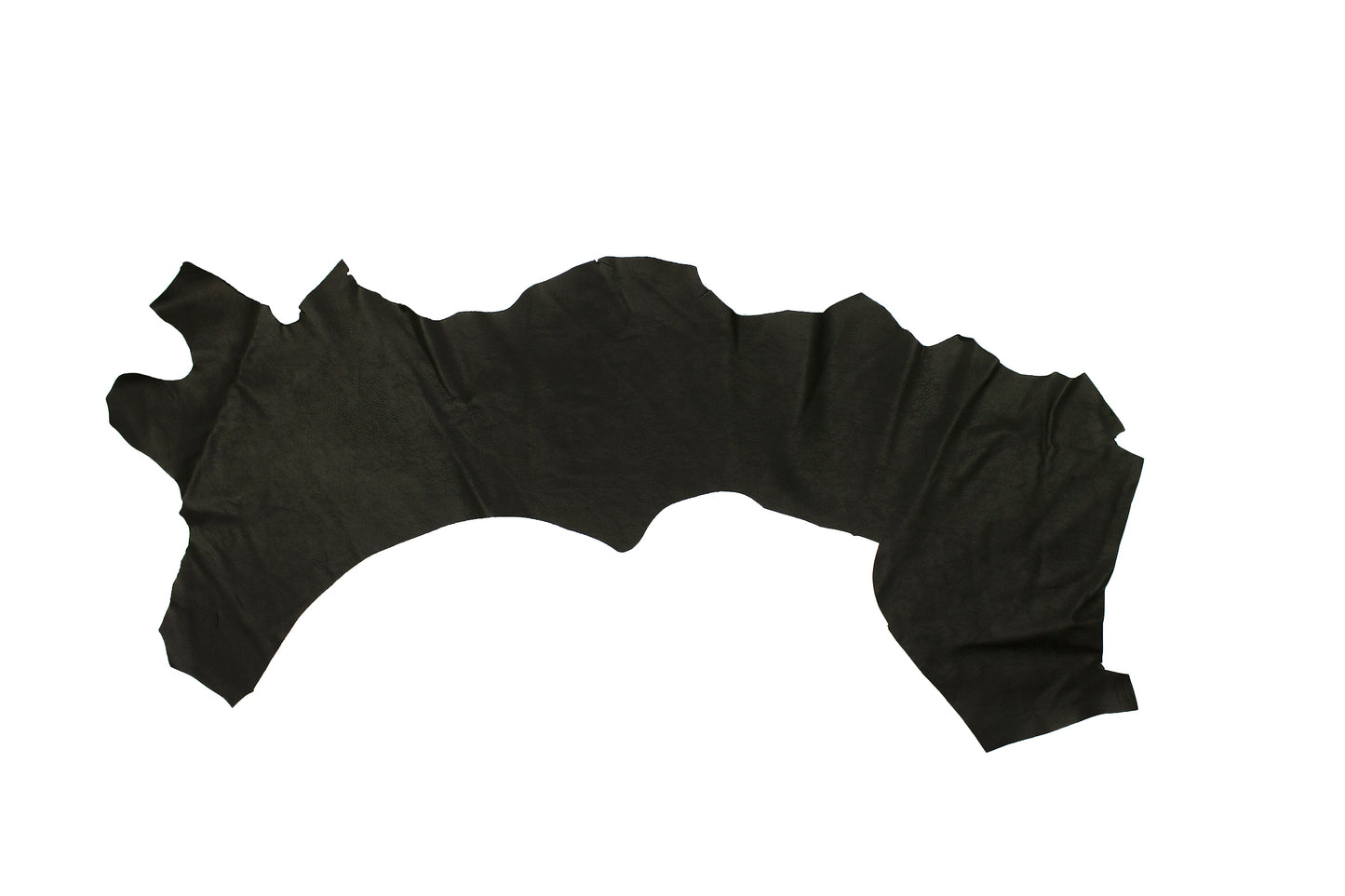 Trozo de piel vacuno rustico negro