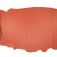 Piece of coral pink cowhide