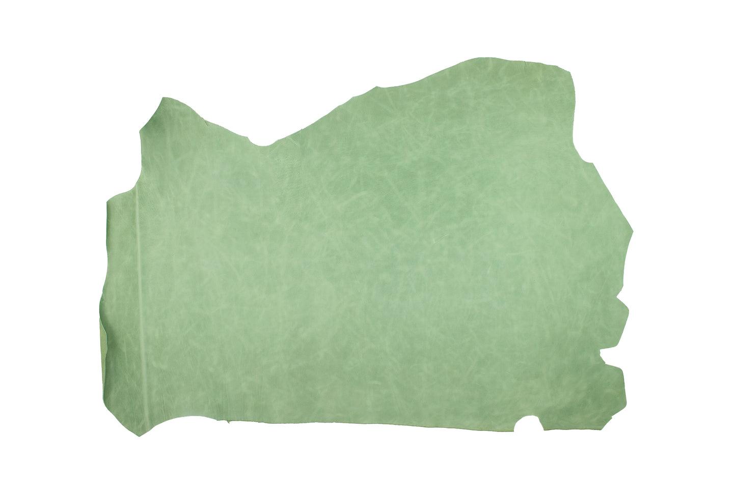 Trozo de piel vacuno rustico aguamarina