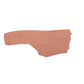 Piece of pale pink split leather