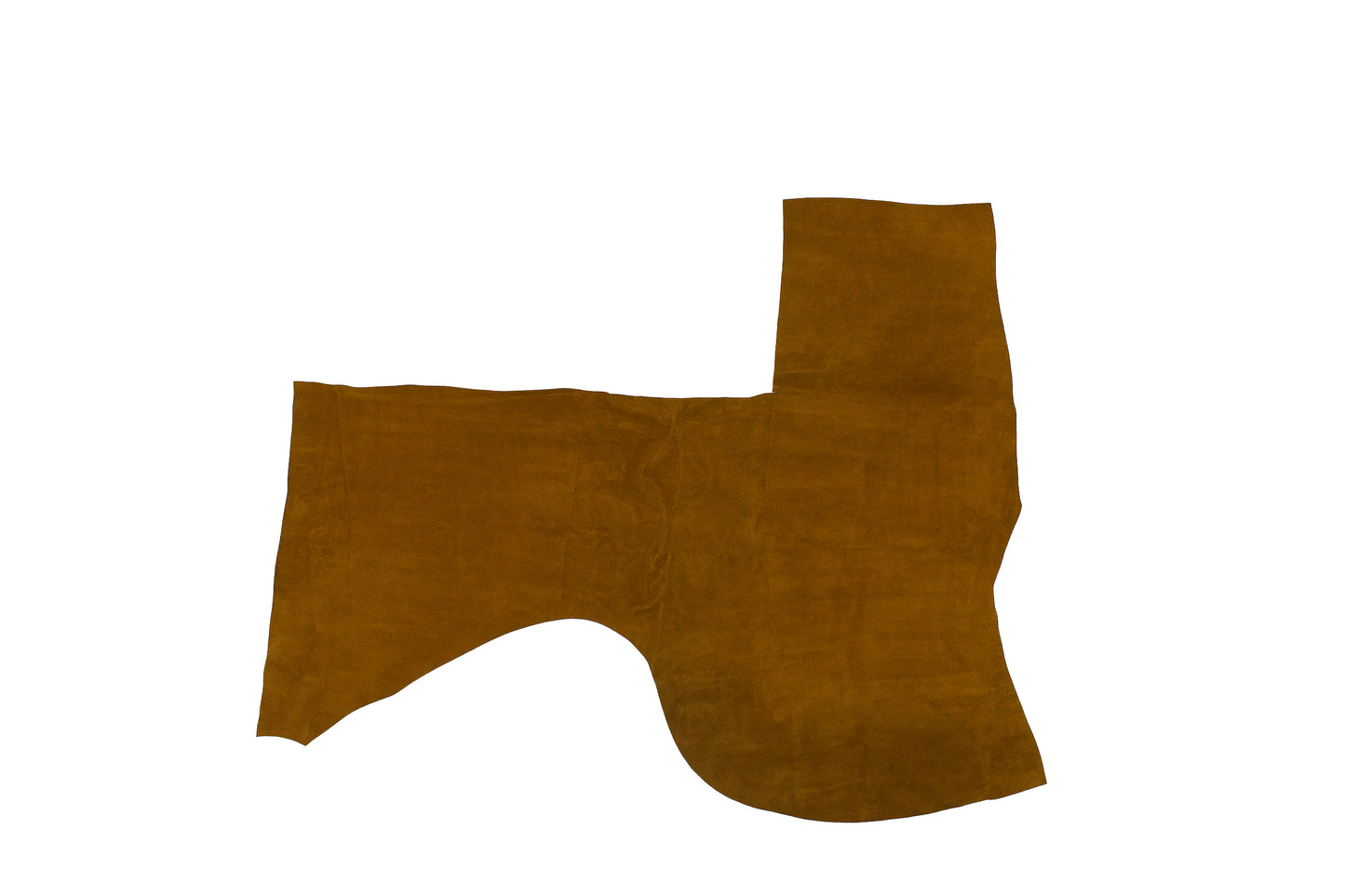 Piece of brown split leather