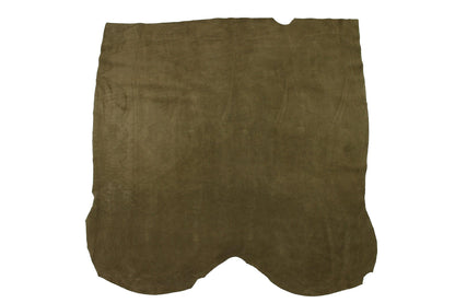 Trozo de piel serraje marron topo - La Tendeta del Cuero