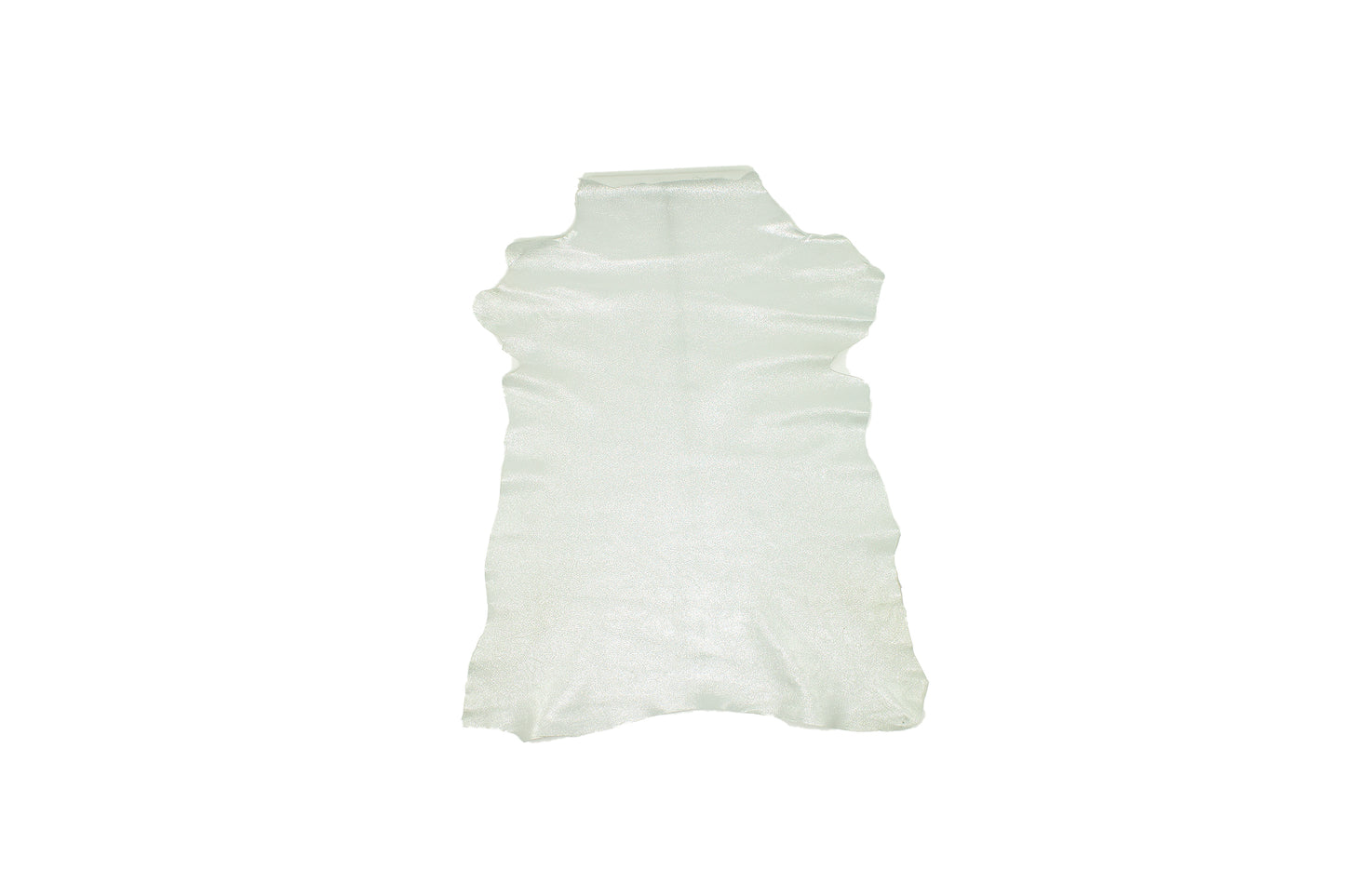 Piece of fancy leather with old gold satin effect