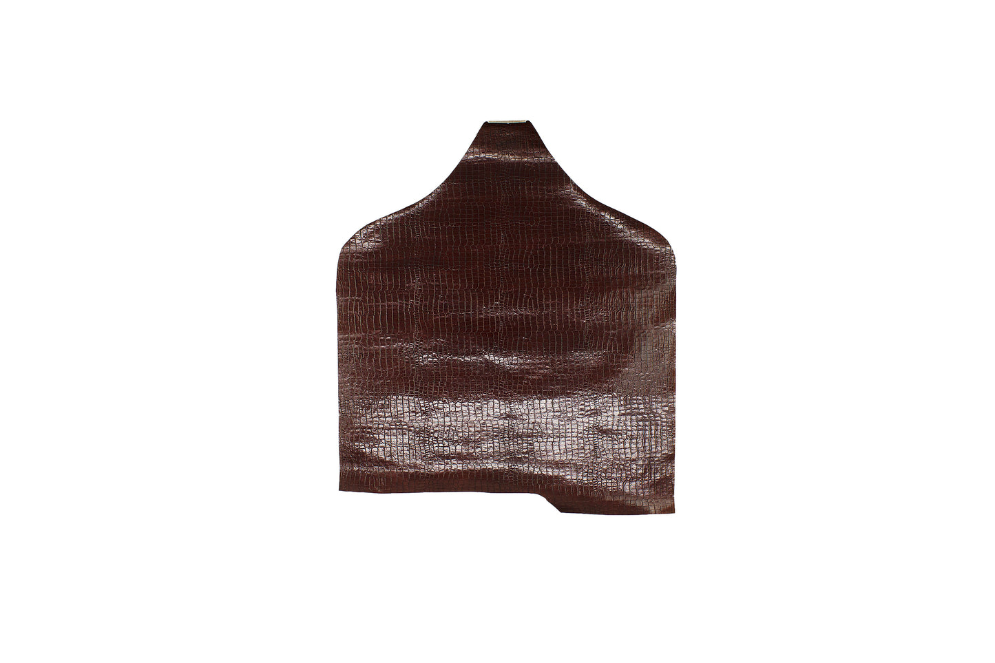 Trozo de piel grabado coco mini burdeos