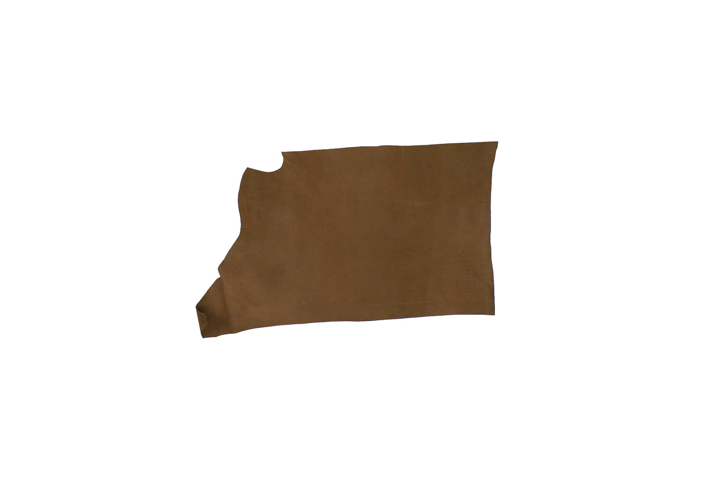 Trozo de piel vacuno autolucido marron