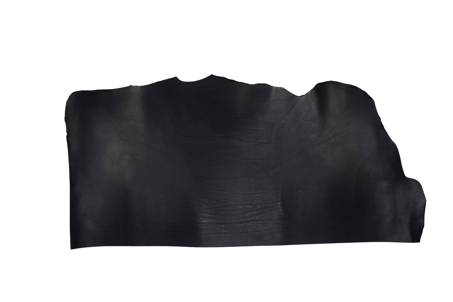 Trozo de piel vaquetilla negra