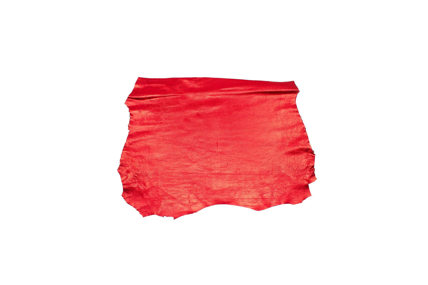 Trozo de piel cabra laminada rojo - La Tendeta del Cuero