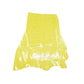 Trozo de piel charol arrugado amarillo envejecido - La Tendeta del Cuero