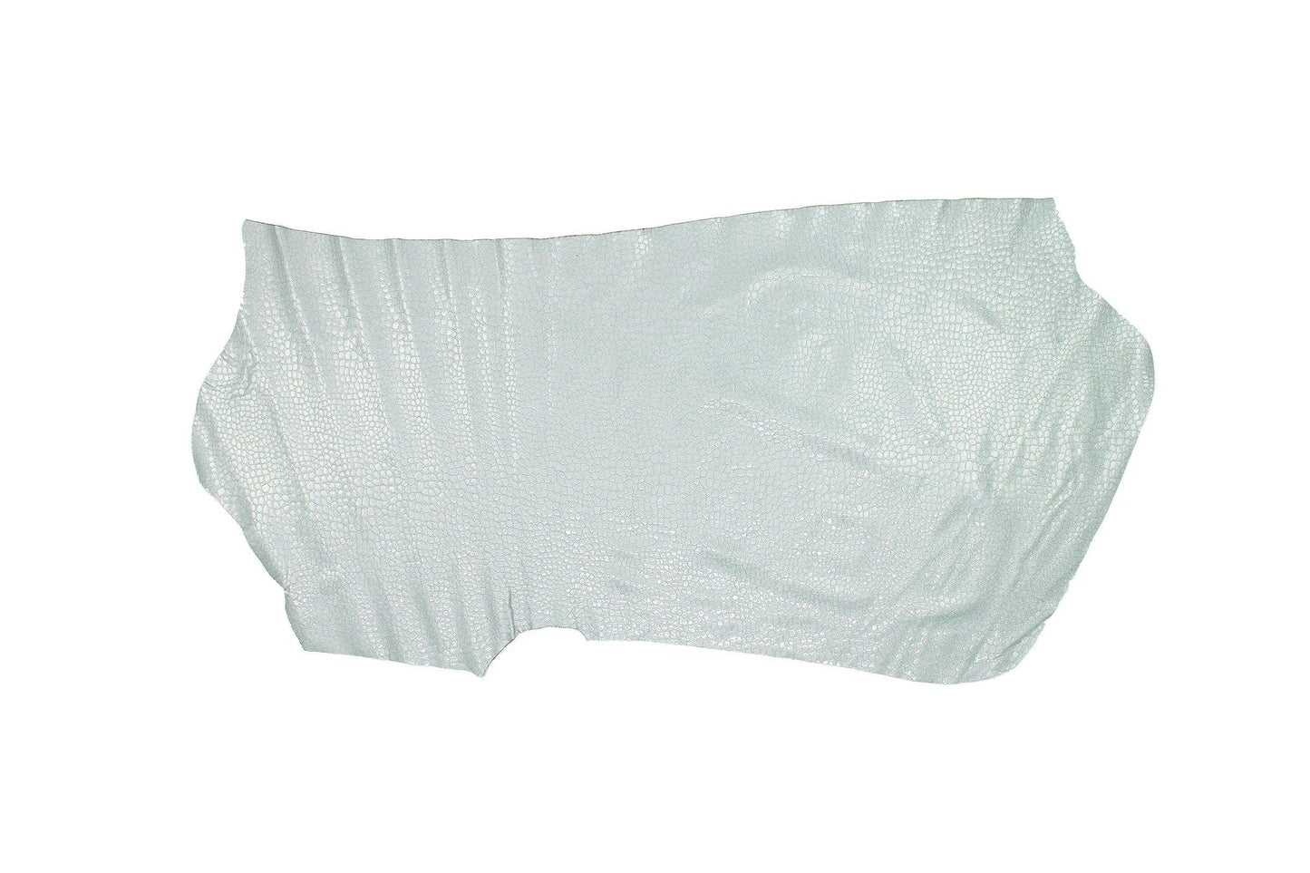 Trozo de piel grabado coco blanco perla - La Tendeta del Cuero