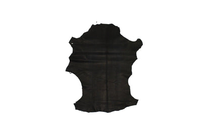 Trozo de piel forro cordero negro mate - La Tendeta del Cuero