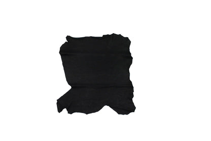 Trozo de piel cordero rustico negro - La Tendeta del Cuero