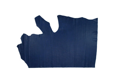 Worn fantasy blue leather piece