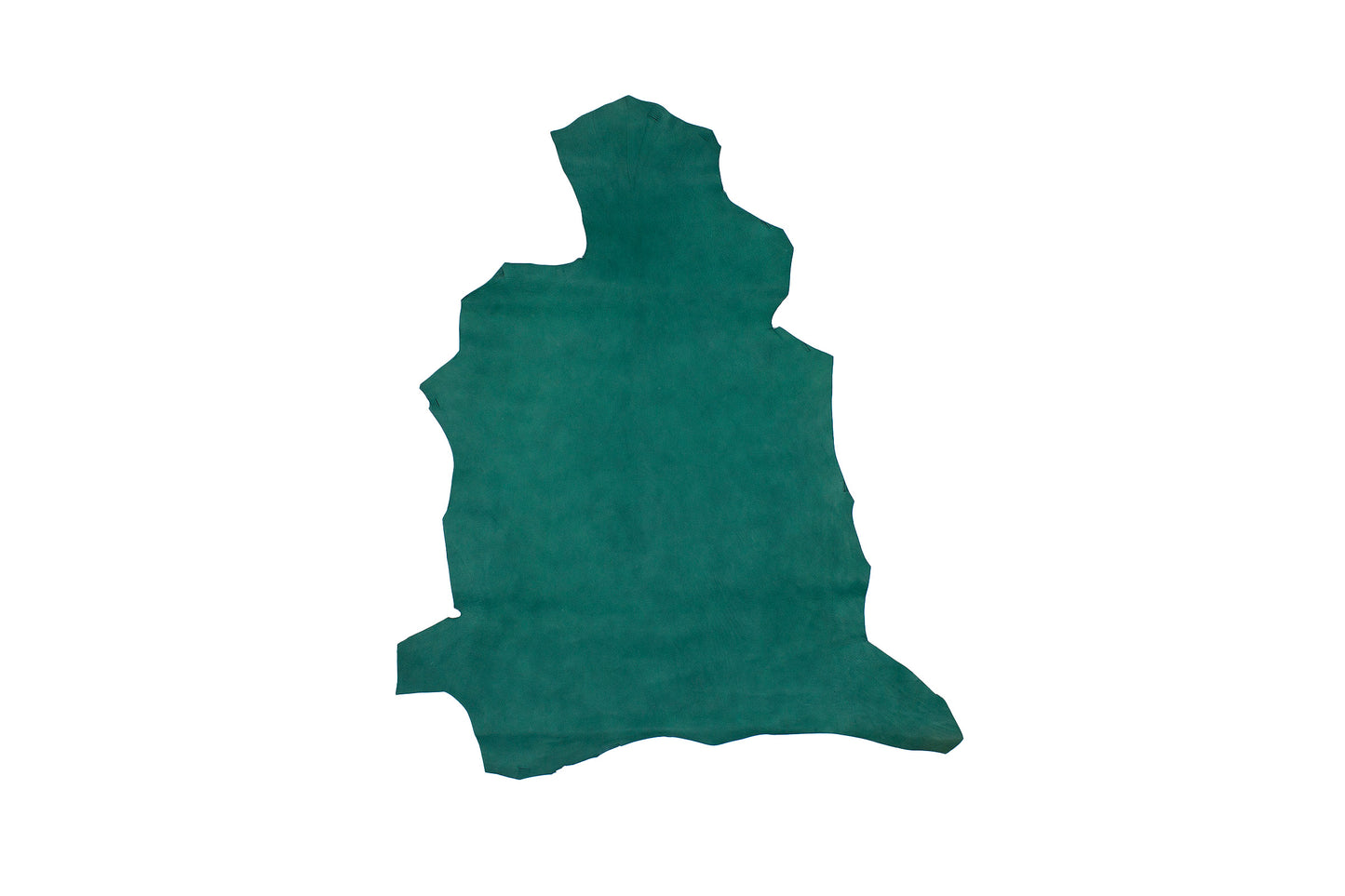 Trozo de piel cordero rustico verde envejecido