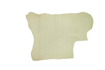 Piece of light beige suede pigskin lining