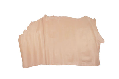 Trozo de piel vacuno rosa carne