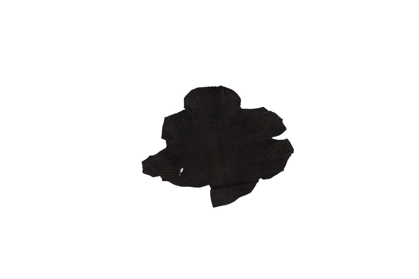 Rustic chocolate goat leather piece