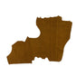 Trozo de piel serraje marron