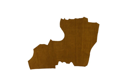 Trozo de piel serraje marron