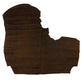 Piece of oiled brown Western split leather