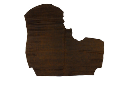 Piece of oiled brown Western split leather