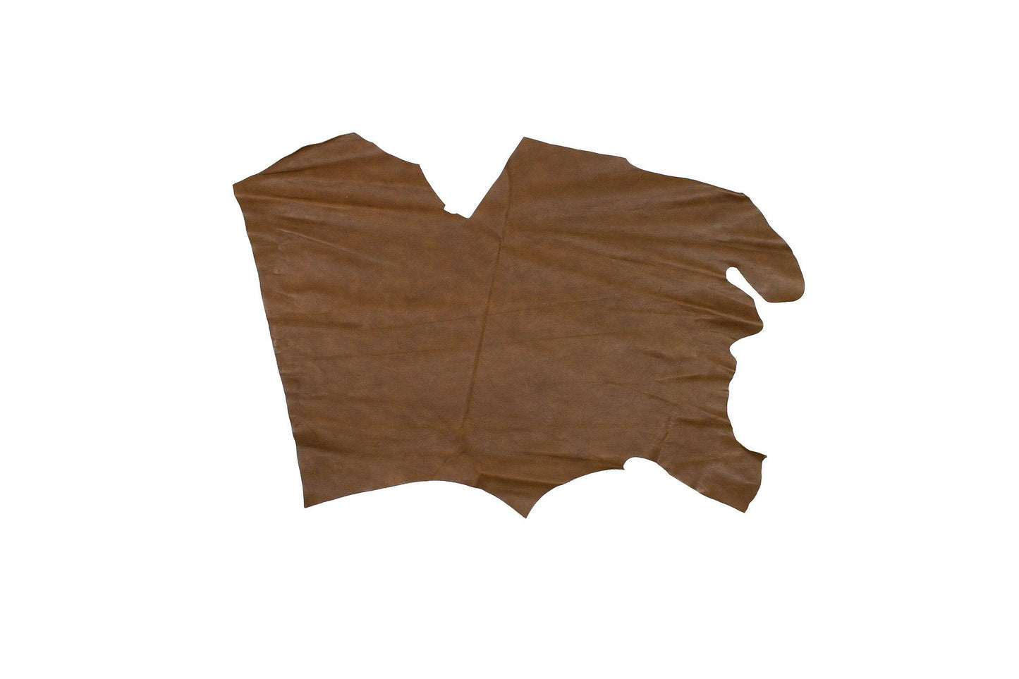 Piece of aged brown cowhide
