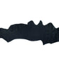 Piece of black rustic cowhide
