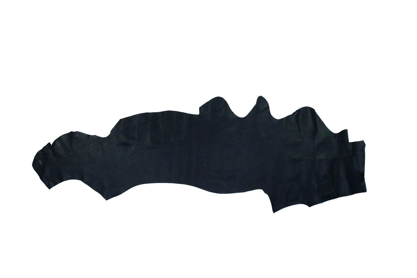 Piece of black rustic cowhide