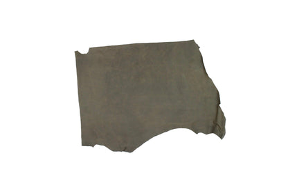 Piece of rustic stone-grey cowhide