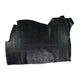 Black coconut embossed piece of leather